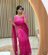 Tew Georgette With Bandhej Print Saree Wholesale Market In Surat With Price